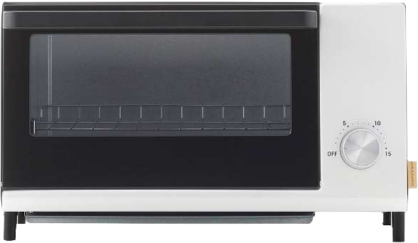 amadanaのオーブントースター。無主張でライフスタイルに馴染む「TAG ｌabel」。ロント部が外せる焼き網で庫内の手入れがしやすい