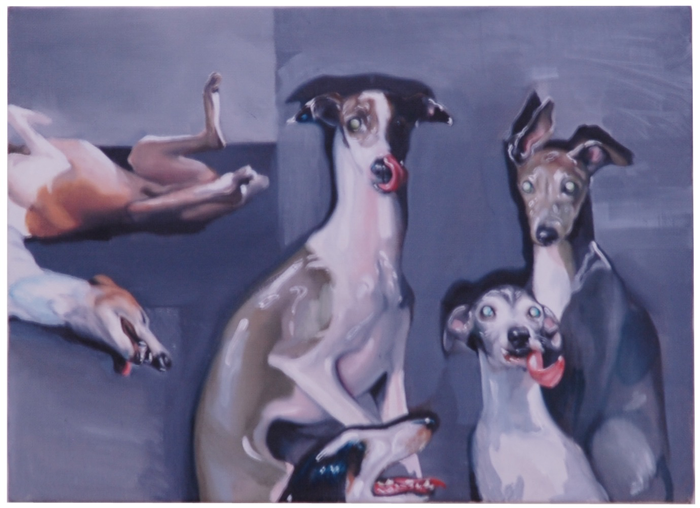 林 祐衣
The ceramic dogs
2016
oil on canvas
24.2×33.3cm (F4)
48,600 円（税込）